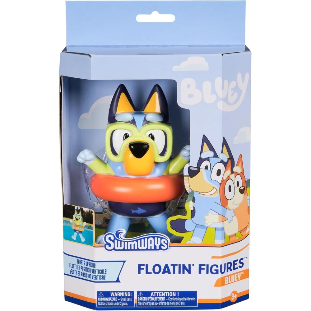 imageSwimways Bluey Floatin Figures Swimming Pool Accessories amp Kids Pool Toys Bluey Party Supplies amp Water Toys for Kids Aged 3 amp Up