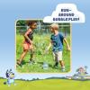 BLUEY Cyclone NO Spill Bubble Machine | Bluey Toy for Baby, Toddlers and Kids | Includes Non Toxic Bubble Solution(Bluey)