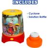 BLUEY Cyclone NO Spill Bubble Machine | Bluey Toy for Baby, Toddlers and Kids | Includes Non Toxic Bubble Solution(Dino Ranch)