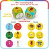 BLUEY Wackadoo Dice Imagination Act Out the Action Game | Family Game Night for All Ages | Creative and Engaging Fun for All Featuring Bluey and Bingo with 36 unique and silly combinations(COCOMELON)