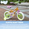Bluey 12 Inch Kids Bike by Dynacraft for Boys and Girls with Training Wheels, Coaster Brake, Sturdy Frame, Easy Assembly, Fun Bluey Design, Beginner Toddler Bicycle(Pink)