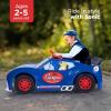 Bluey 6V Ride On Car for Toddlers – Interactive Electric Car for Kids with Sound Effects & Music, Riding Toy for Boys & Girls, Includes 6V Rechargeable Battery & Charger(Sonic The Hedgehog)