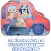 Bluey Heeler 4WD Pop-Up Tent for Kids, Easy Storage Pop Up Play Tent with Door, Windscreen, & Peep Window, Outdoor Toddler Playhouse for Ages 2+(Heeler 4WD Pop Up Play Tent)