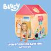 Bluey Heeler 4WD Pop-Up Tent for Kids, Easy Storage Pop Up Play Tent with Door, Windscreen, & Peep Window, Outdoor Toddler Playhouse for Ages 2+(Play Tent)