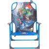 Idea Nuova Bluey Kids Outdoor Folding Beach Chair with Umbrella,Portable Camp Chair for Ages 3+, Lightweight & Compact for Beach, Camping, and Backyard(Avengers)