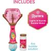 Little Kids BLUEY Light and Sound Musical Bubble Wand, Includes Bubble Solution(Aurora)
