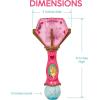 Little Kids BLUEY Light and Sound Musical Bubble Wand, Includes Bubble Solution(Aurora)
