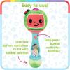 Little Kids BLUEY Light and Sound Musical Bubble Wand, Includes Bubble Solution(Cocomelon)