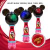 Little Kids BLUEY Light and Sound Musical Bubble Wand, Includes Bubble Solution(Mickey Mouse)