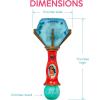 Little Kids BLUEY Light and Sound Musical Bubble Wand, Includes Bubble Solution(Moana)