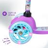 Self Balancing Kick Scooter with Light Up Wheels, Extra Wide Deck, 3 Wheel Platform, Foot Activated Brake, 75 lbs Limit, Kids & Toddlers Girls or Boys, for Ages 3 and Up(Gabby’s Dollhouse)