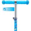 Self Balancing Kick Scooter with Light Up Wheels, Extra Wide Deck, 3 Wheel Platform, Foot Activated Brake, 75 lbs Limit, Kids & Toddlers Girls or Boys, for Ages 3 and Up(Sonic)