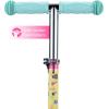 Self Balancing Kick Scooter with Light Up Wheels, Extra Wide Deck, 3 Wheel Platform, Foot Activated Brake, 75 lbs Limit, Kids & Toddlers Girls or Boys, for Ages 3 and Up(Barbie)