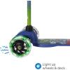 Self Balancing Kick Scooter with Light Up Wheels, Extra Wide Deck, 3 Wheel Platform, Foot Activated Brake, 75 lbs Limit, Kids & Toddlers Girls or Boys, for Ages 3 and Up(PJ Mask)
