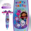 Self Balancing Kick Scooter with Light Up Wheels, Extra Wide Deck, 3 Wheel Platform, Foot Activated Brake, 75 lbs Limit, Kids & Toddlers Girls or Boys, for Ages 3 and Up(Gabby’s Dollhouse)