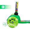 Self Balancing Kick Scooter with Light Up Wheels, Extra Wide Deck, 3 Wheel Platform, Foot Activated Brake, 75 lbs Limit, Kids & Toddlers Girls or Boys, for Ages 3 and Up(TMNT)