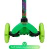 Self Balancing Kick Scooter with Light Up Wheels, Extra Wide Deck, 3 Wheel Platform, Foot Activated Brake, 75 lbs Limit, Kids & Toddlers Girls or Boys, for Ages 3 and Up(TMNT)