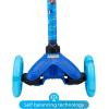 Self Balancing Kick Scooter with Light Up Wheels, Extra Wide Deck, 3 Wheel Platform, Foot Activated Brake, 75 lbs Limit, Kids & Toddlers Girls or Boys, for Ages 3 and Up(Sonic)