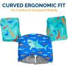 SwimWays Swim Trainer, US Coast Guard Approved Life Vest Kids Swim Vest(Shark)