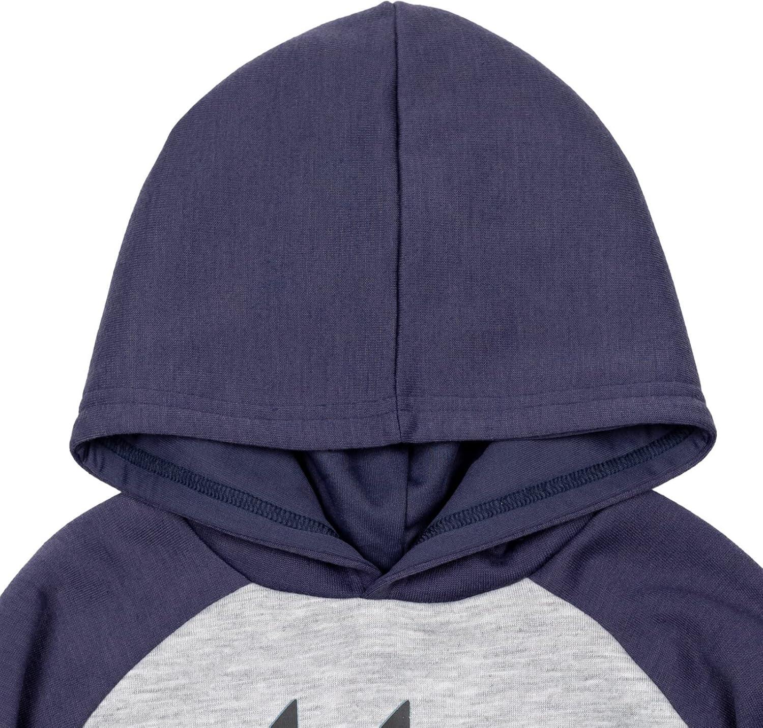 imageBluey Fleece HoodieGreyNavy