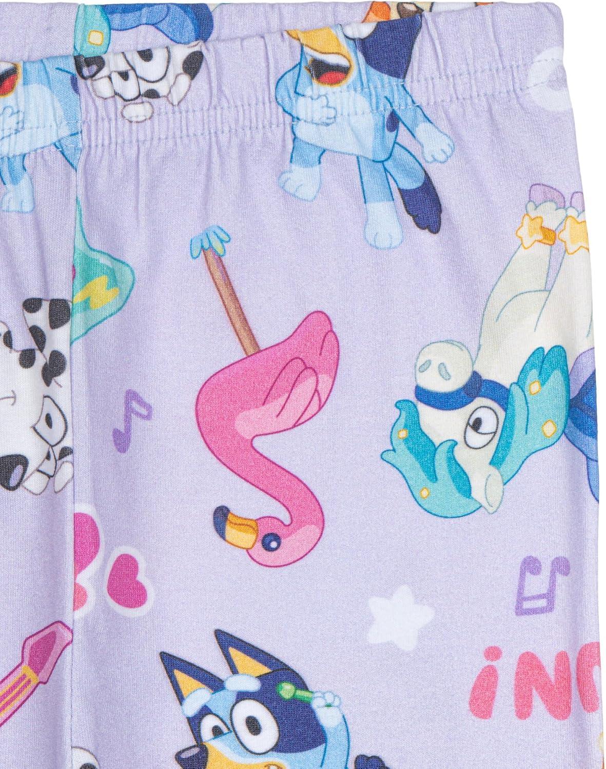 imageBluey Girls Fleece Hoodie and Leggings Outfit SetLavender