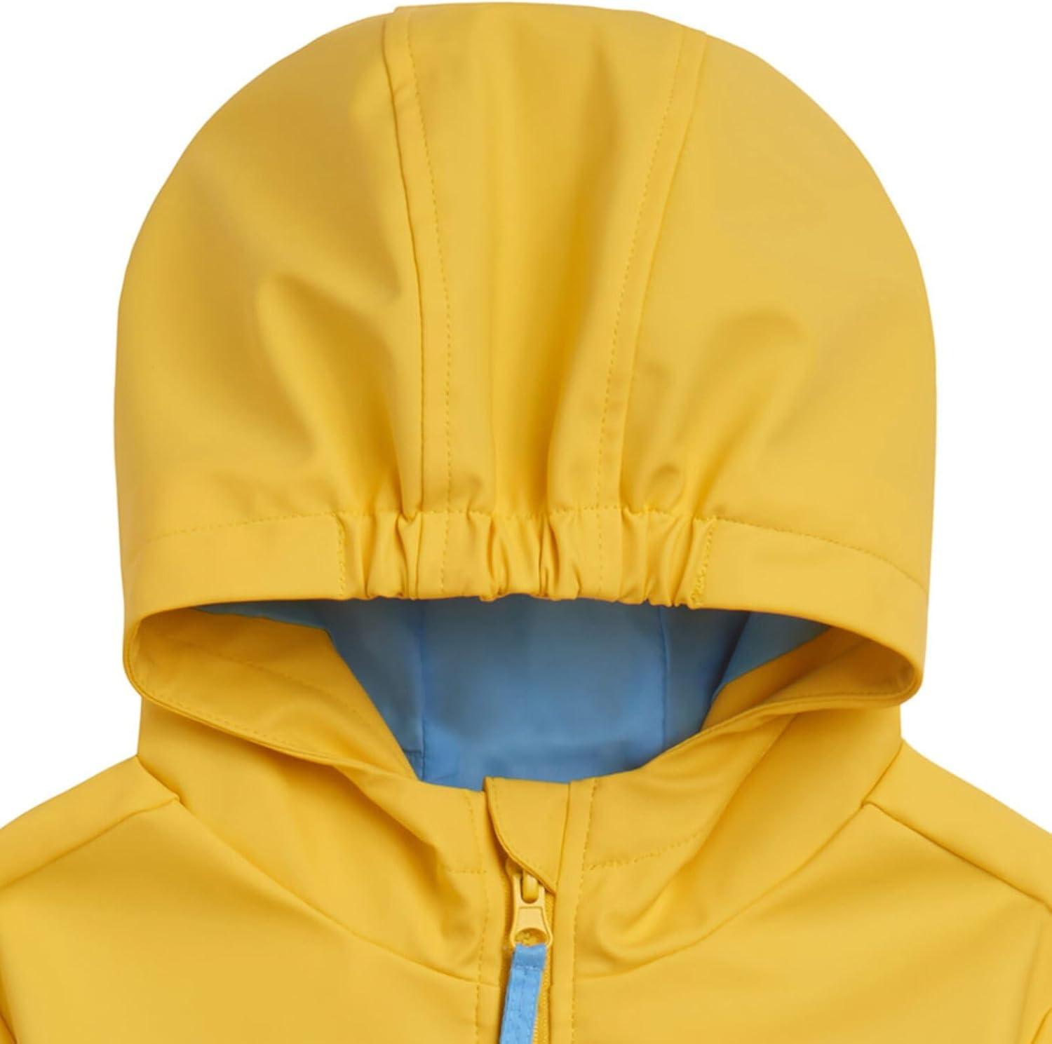 imageBluey Yellow Zip Up Waterproof Rain Jacket Toddler to Little Kid Sizes 2T 78Yellow
