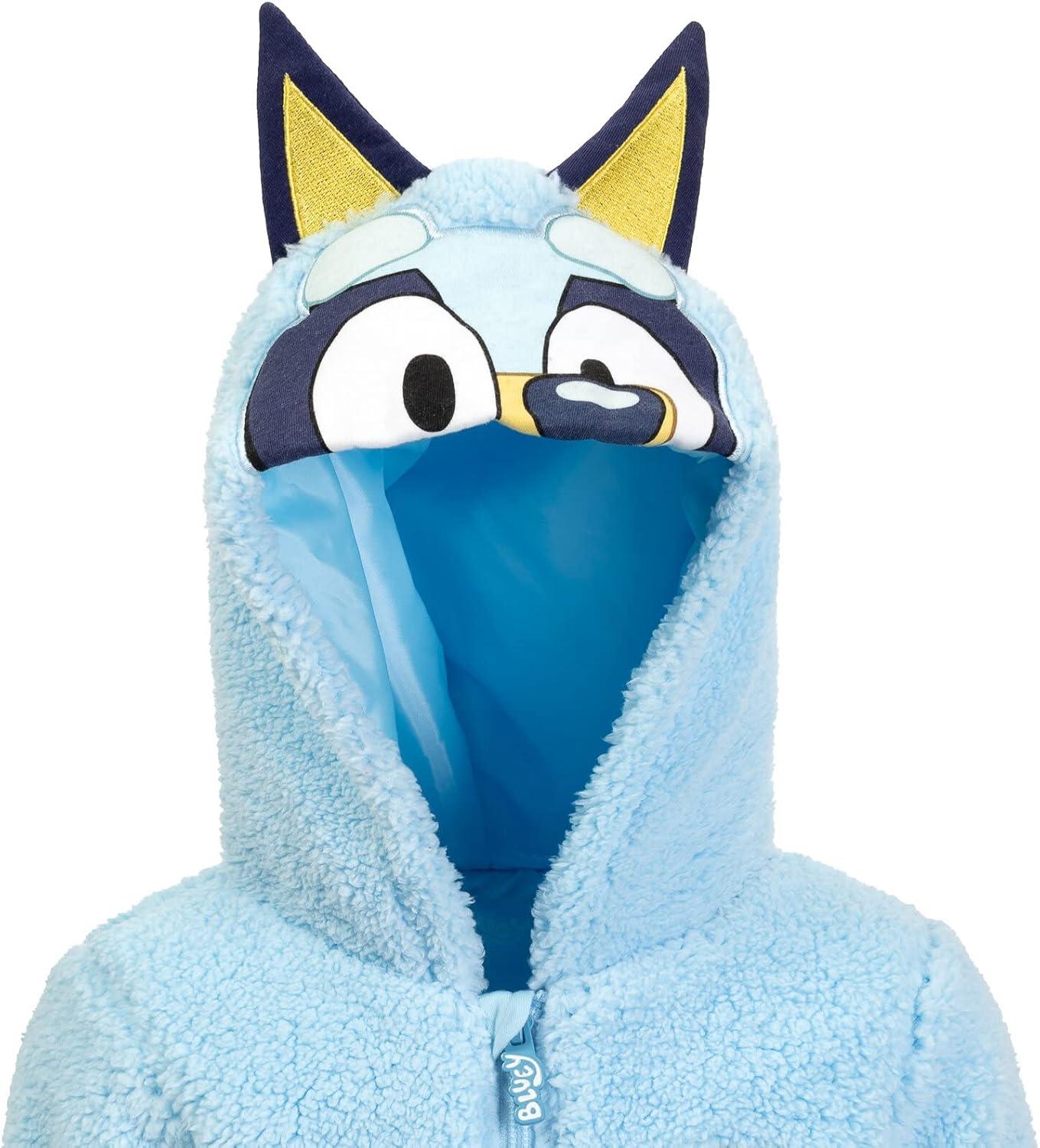 imageBluey boys Bluey Zip Up Cosplay HoodieBlue