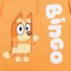 Bluey Bingo Fleece Half Zip Hoodie Toddler to Big Kid(Orange)
