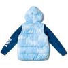Bluey Bingo Zip Up Vest 2fer Jacket Toddler to Little Kid(Blue)