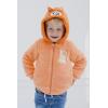 Bluey Cozy Sherpa Zip Up Cosplay Hoodie Toddler to Big Kid Sizes (2T – 10-12)(Orange)