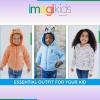 Bluey Cozy Sherpa Zip Up Cosplay Hoodie Toddler to Big Kid Sizes (2T – 10-12)(Orange)