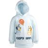Bluey Fleece Pullover Hoodie and Pants Outfit Set Toddler to Little Kid Sizes (2T – 7-8)(Blue / Grey)