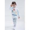 Bluey Fleece Pullover Hoodie and Pants Outfit Set Toddler to Little Kid Sizes (2T – 7-8)(Blue / Grey)