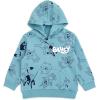 Bluey Fleece Pullover Hoodie and Pants Outfit Set Toddler to Little Kid Sizes (2T – 7-8)(Teal / Blue  Bluey)