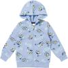 Bluey Fleece Zip Up Hoodie Set Toddler to Big Kid(Blue)
