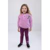 Bluey Girls Faux Shearling Zip Up Bomber Jacket, T-Shirt & Ribbed Flare Pants 3 Piece Outfit Set Toddler to Big Kid Sizes(Mauve  Heather Gray  Plum)