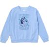 Bluey Girls Fleece Drop Shoulder Pullover Sweatshirt and Ribbed Leggings Outfit Set Toddler to Big Kid Sizes (2T – 10-12)(Blue  Bluey)
