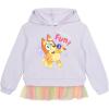 Bluey Girls Fleece Hoodie and Leggings Outfit Set(Lavender)