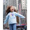 Bluey Girls Fleece Hoodie and Leggings Outfit Set(Light Blue / Grey)