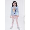 Bluey Girls T-Shirt and Leggings Outfit Set Toddler to Big Kid Sizes (2T – 10-12)(Blue / Pink)
