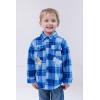 Bluey Plaid Flannel Shacket with Faux-Shearling Lining Toddler Sizes (2T – 5T)(Blue)