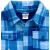 Bluey Plaid Flannel Shacket with Faux-Shearling Lining Toddler Sizes (2T – 5T)(Blue)