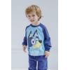 Bluey T-Shirt and French Terry Jogger Pants Outfit Set Infant to Big Kid Sizes (12 Months – 10-12)(Blue/White/Yellow)