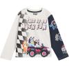 Bluey T-Shirt and French Terry Jogger Pants Outfit Set Infant to Big Kid Sizes (12 Months – 10-12)(Off-white)