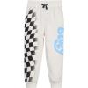 Bluey T-Shirt and French Terry Jogger Pants Outfit Set Infant to Big Kid Sizes (12 Months – 10-12)(Off-white)