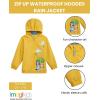 Bluey Yellow Zip Up Waterproof Rain Jacket Toddler to Little Kid Sizes (2T – 7-8)(Yellow)