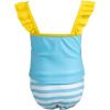 Bluey Girls UPF 50+ Tankini Top and Bikini Bottom Swim Set Toddler to Big Kid Sizes (2T – 10-12)(Blue)