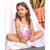 Bluey Girls UPF 50+ Tankini Top and Bikini Bottom Swim Set Toddler to Big Kid Sizes (2T – 10-12)(Pink)