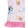 Bluey Girls UPF 50+ Tankini Top and Bikini Bottom Swim Set Toddler to Big Kid Sizes (2T – 10-12)(Pink)