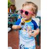Bluey UPF 50+ Pullover Rash Guard and Swim Trunks Outfit Set Infant to Little Kid Sizes (12 Months – 7-8)(Blue)